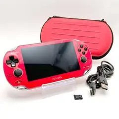 PS Vita PCH-1000 コズミックレッド 16GBメモリケース付