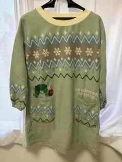 学研　スモック　はらぺこあおむし　フリースエプロン