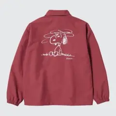 ユニクロ ピーナッツ コーチジャケット XL サイズRED UNIQLO