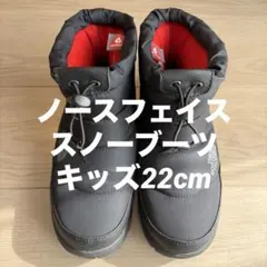 【ほぼ未使用】ノースフェイス スノーブーツ　キッズ22cm