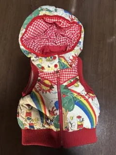 アニメキャラクター フード付きベスト