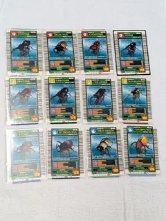 希少　12種コンプ　ロングバーコード ノーマルムシ 2003年春初期 ムシキング