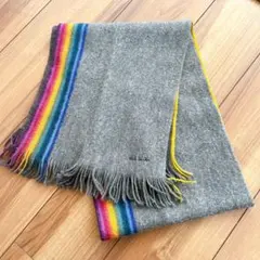 【極美品】Paul Smith ポールスミス マフラー グレー 王道 大人