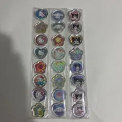 サンリオ　おはじきシール　24個　シナモン、キティちゃん、クロミちゃん