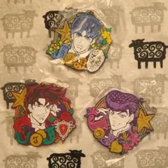 一番くじ ジョジョの奇妙な冒険 J賞ラバーチャーム 3点