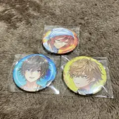 黒ウィズ　缶バッジ　レッジ　リュディ　イツキ