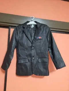 黒のフォーマルスーツセット（ブレザー・ベスト・パンツ）150サイズ