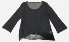 【美品】COUP DE CHANCE♪クードシャンス♪黒シフォンカットソー