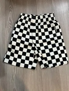 Cookman ショートパンツ チェッカーフラッグ柄 Sサイズのサムネイル