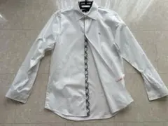 【BURBERRY BLACK LABEL】ボタンダウンシャツ　サイズL