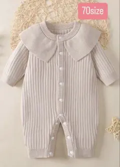 パ*プ様 ベビー　ニット　ロンパース 韓国子供服