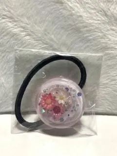 薄ピンク ドライフラワー スターフラワー ホロ パール ラインストーン