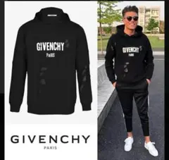 確実正規品　givenchy ジバンシー デストロイパーカー