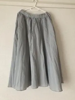 ZARA グレー フレアスカートのサムネイル