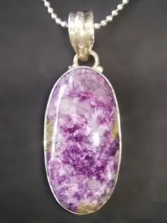 チャロアイト ペンダントトップ 限定一点　癒し　やすらぎ　天然石　綺麗