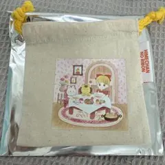 3coins りぼんコラボ　ミニ巾着　姫ちゃんのリボン