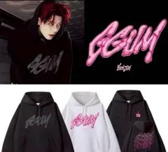 新品 TXT ヨンジュン GGUM フーディ パーカー Lサイズ トゥバトゥ