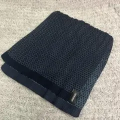 ジョルジオアルマーニ スカーフ ネイビー シルク100%