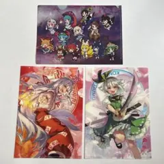 東方projectクリアファイル 3点セットのサムネイル