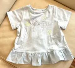 ⭐️【mezzo piano メゾピアノ】 半袖フリルTシャツ 110cm