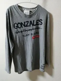 Mark Gonzales グレー 長袖Tシャツ Lサイズ ロンT