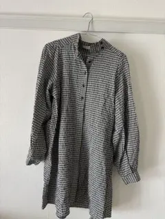 earth music&ecology チェック柄長袖シャツ