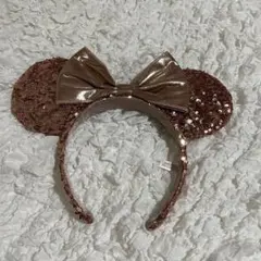 ディズニー　カチューシャ　ミニー　スパンコール