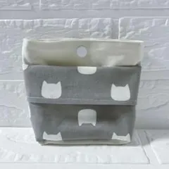 移動ポケット　キナリ×ねこ柄　ハンドメイド