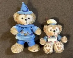 ディズニー　ダッフィー　ぬいぐるみバッジ　ぬいぐるみストラップ