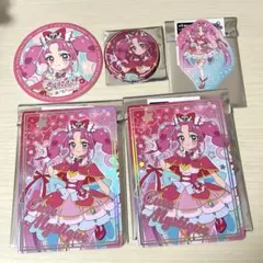プリパラ まるくじ そふぃ ハッピールートコーデ 色紙 缶バッジ セット