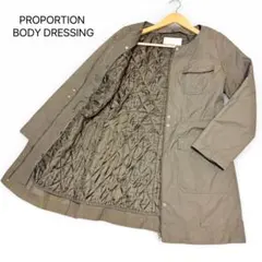 プロポーションボディドレッシング モッズコート 2オリーブ ライナー付き2way