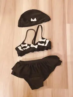 ブランシェス 水着 ビキニ リボン 90