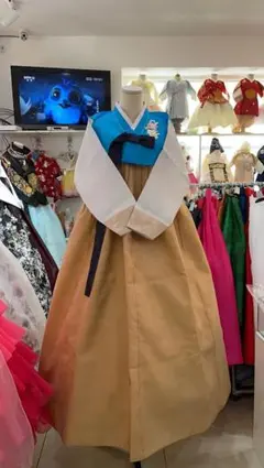 高級韓国チマチョゴリ民族衣装刺繍入り値下限定1着