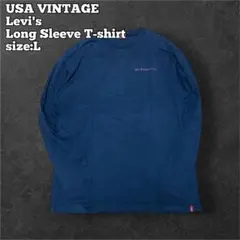 USA古着 Levi's ロングスリーブTシャツ アメカジ 希少 ブラック L