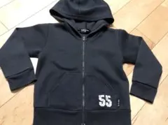 コムサのブラックパーカー90