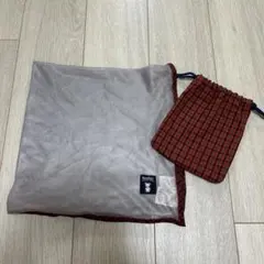 familiar メッシュ蚊よけブランケットチェック柄