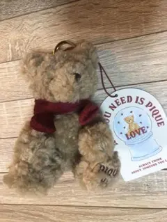 ジェラートピケ くま ぬいぐるみ キーホルダー