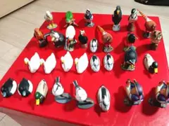 チョコエッグ、チョコQ等、鳥類フィギュア　シマエナガ、オシドリ等計30体