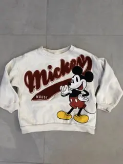 ZARA ミッキートレーナー104cm