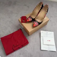 Christian Louboutin スタッズ ハイヒール　パンプス 24cm