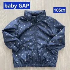 baby GAP ネイビー花柄ナイロンジャンパー Toddler