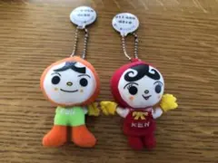 人権まもるくん&あゆみちゃん　マスコット　キーホルダー