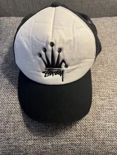 STUSSY クラウンストック メッシュキャップ キャップ ステューシー ブラ…
