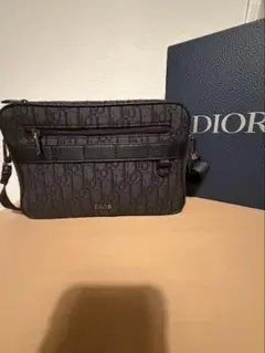 [元値38万]極美品　Dior オブリーク ジャカード ショルダーバッグ