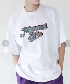 Minnesota State ロゴプリント Tシャツ ホワイト