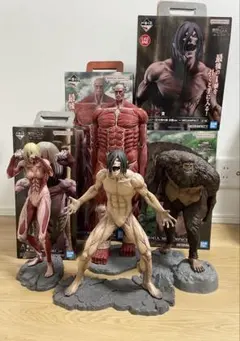 龍*丸様 進撃の巨人　一番くじ　フィギュア　4体セット