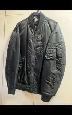 ユニクロ　ブラック MA-1 ハイブリッド ダウンXL ジルサンダー