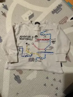 moujonjon 電車トレーナー　90センチ