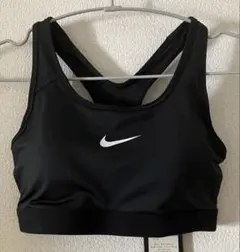 Nike DRI-FIT ブラック スポーツブラ M