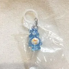 ケアベア　クリアマスコットチャーム2 ブルー